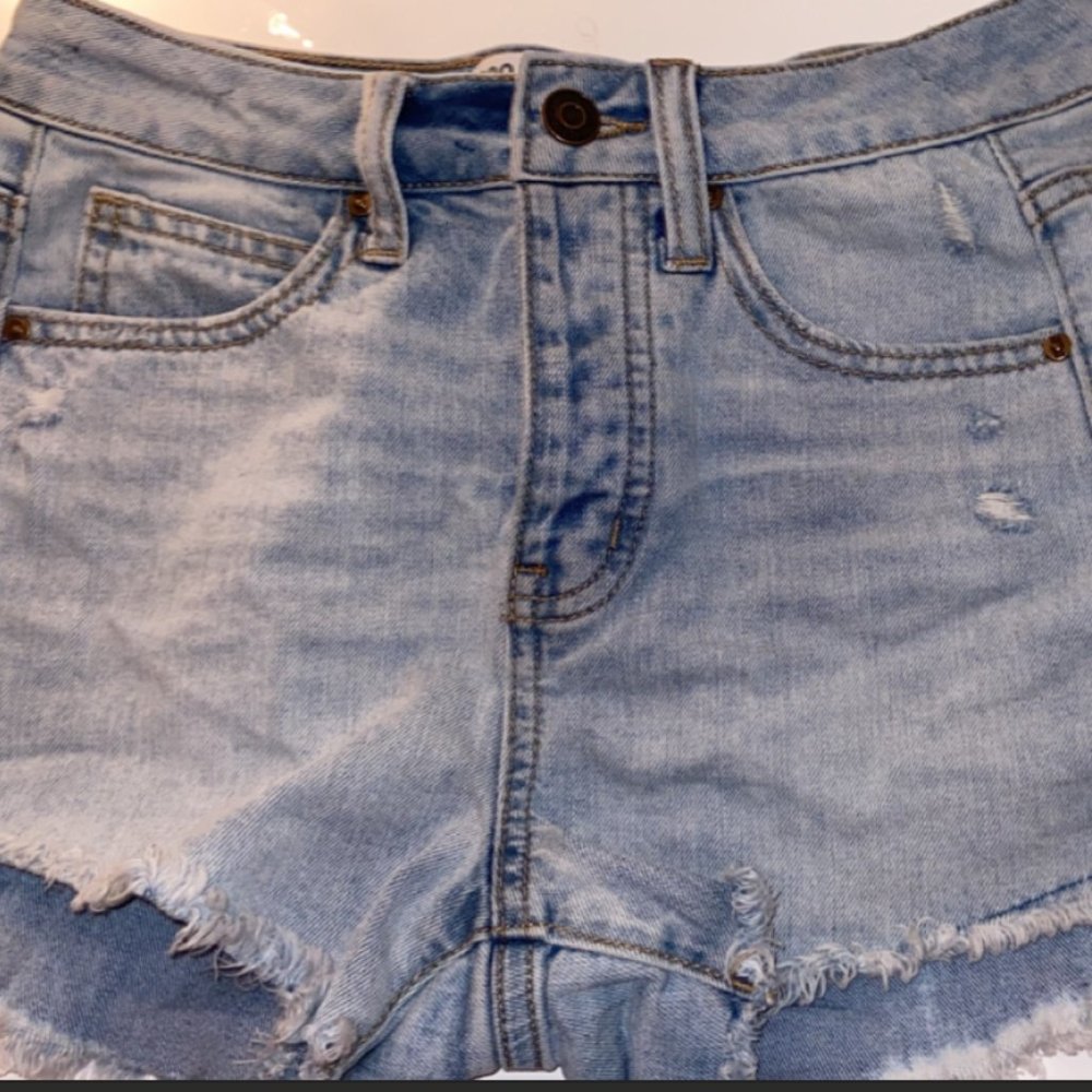 RSQ vintage high rise jean shorts
